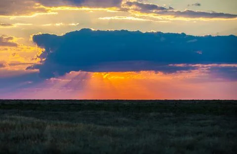 Sunset sky 스톡 사진