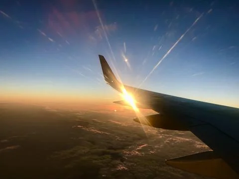 Sunset From the Sky Foto stock