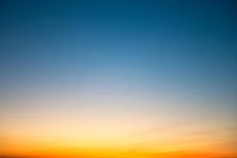Sunset in the sky Stock Photos