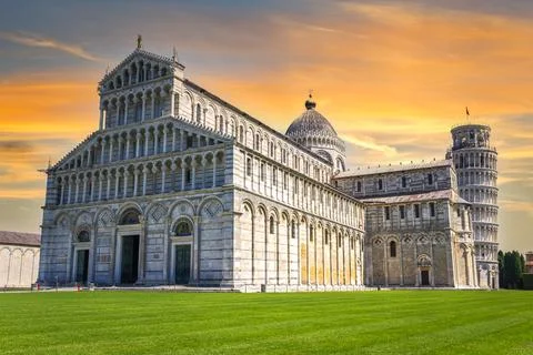 Sunset sky in Pisa Stock Photos