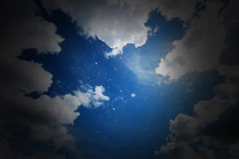 Sunset sky star background light sunrise nature for design Stock Photos
