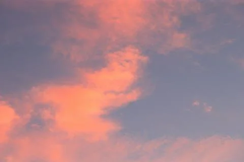 Sunset sky at summer Foto stock