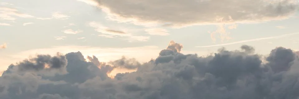 Sunset sky texture as background Stock Photos