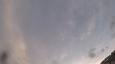 Sunset sky through water 스톡 동영상 42193238