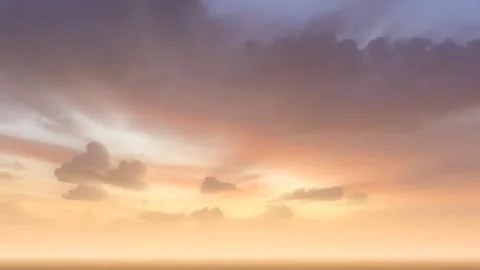 Sunset Sky Time Lapse Blue Orange Clouds Video stock 339827490