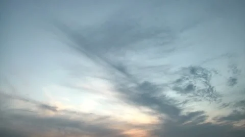 Sunset Sky Time Lapse Stock Footage 7902263