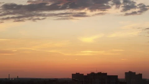 Sunset Sky Time Lapse Stock-Footage 91110878