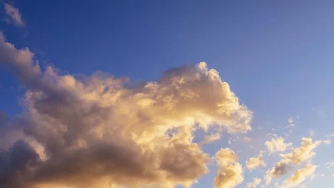 Sunset sky time lapse Stock Footage 127157332
