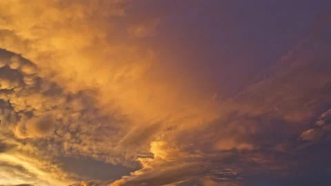 Sunset Sky Time Lapse Stock Footage 148182386