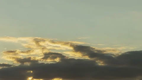 Sunset sky timelapse with clouds Stock Footage 223212516