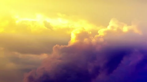 Sunset sky. Timelapse Video stock 52551233