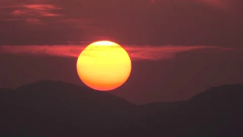 Sunset sky, timelapse Stock-Footage 77241462