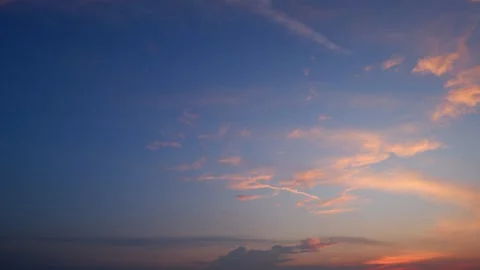 A sunset sky timelapse. Stock Footage 312017235