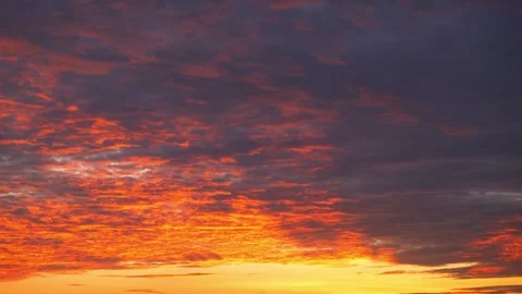 A sunset sky timelapse. Stock Footage 317076642
