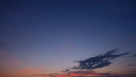 A sunset sky timelapse. Stock Footage 322147608