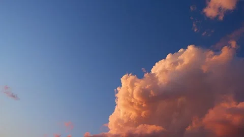 A sunset sky timelapse video. Stock Footage 327845894