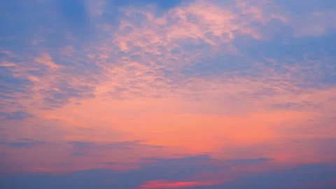 A sunset sky timelapse video. Stock Footage 329478531