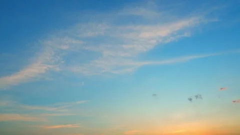 Sunset sky timelapse video. Stock Footage 330381353