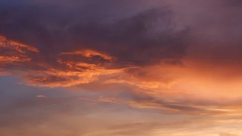 A sunset sky timelapse video. Vídeo Stock 337712495