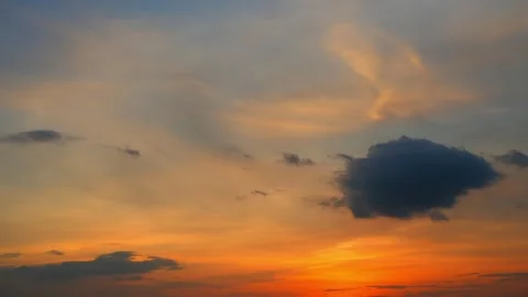 A sunset sky timelapse video. Stock-Footage 343619158