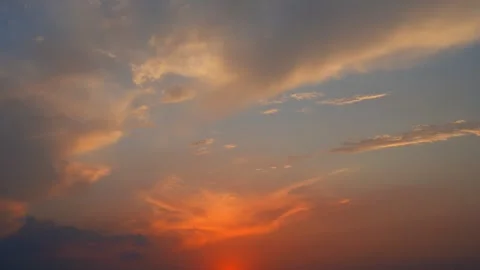 A sunset sky timelapse video footage. Video stock 331572591
