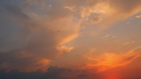 A sunset sky timelapse video footage. Video stock 332470452