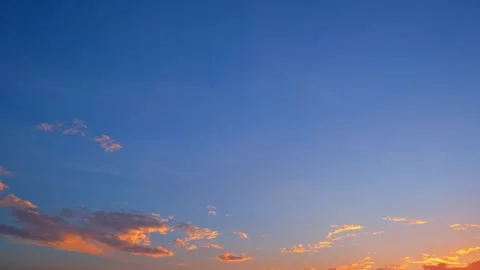 A sunset sky timelapse video footage. Video stock 332827081
