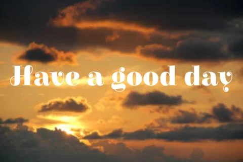Sunset sky under the sea Stock Photos
