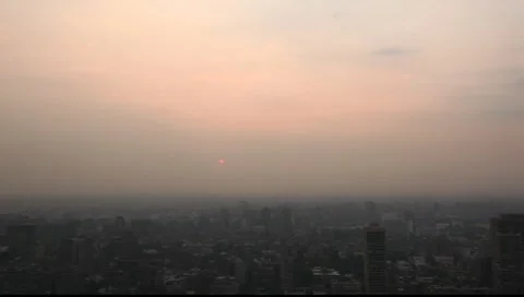 The sunset skyline in Cairo Stock-Footage 9973851