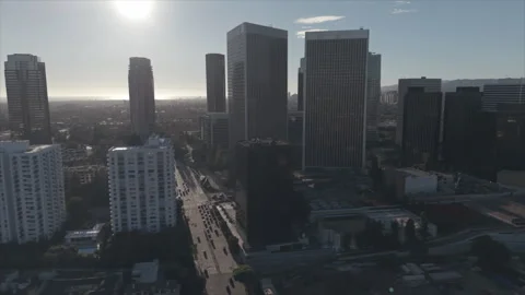 Sunset skyline LA Stock-Footage 329192514