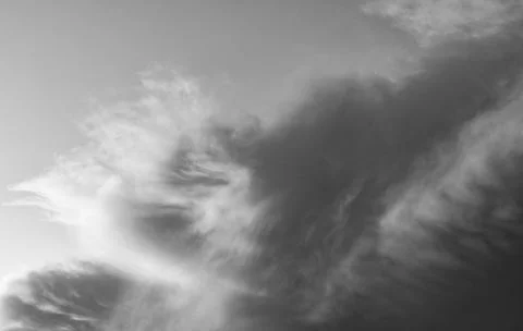 Sunset skyscape background. Cloudscape sky on sunset. Cloud in sunset sky Stock Photos