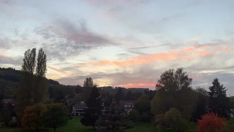 Sunset slow motion Stock Footage 219492363