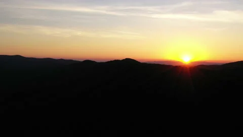 Sunset Smokies Video stock 220042029