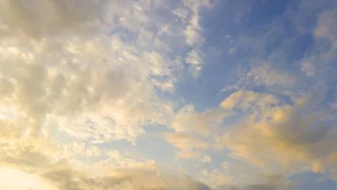 Sunset with soft cloud Foto stock