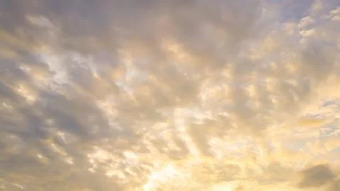 Sunset with soft cloud Foto stock