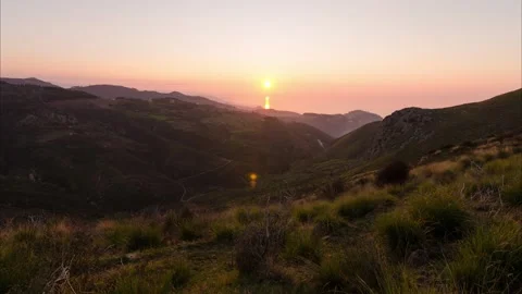 Sunset somewhere in Sicily Stock Footage 163370845