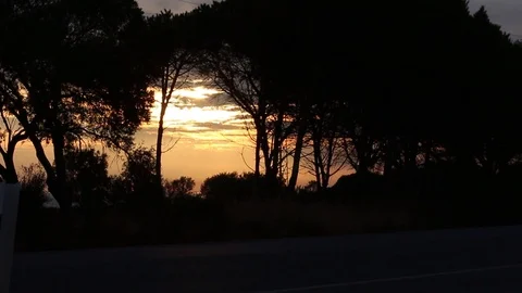 Sunset in the south of Spain Stock Footage 113853375