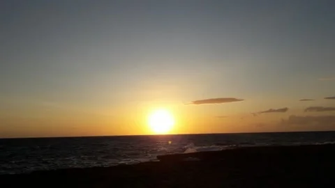 Sunset in southern Italy Stock Footage 153099243
