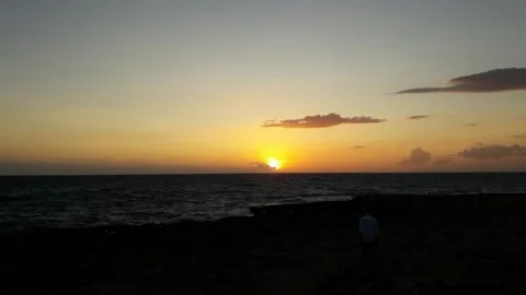 Sunset in southern Italy Stock Footage 153099959