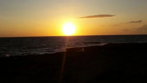 Sunset in southern Italy Stock Footage 153107135