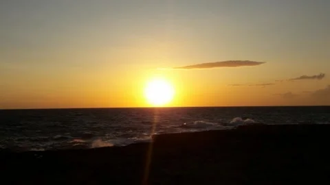 Sunset in southern Italy Stock Footage 153107148