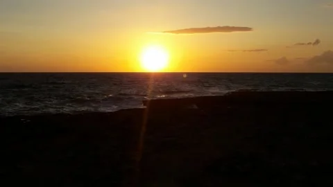Sunset in southern Italy Stock Footage 153107251