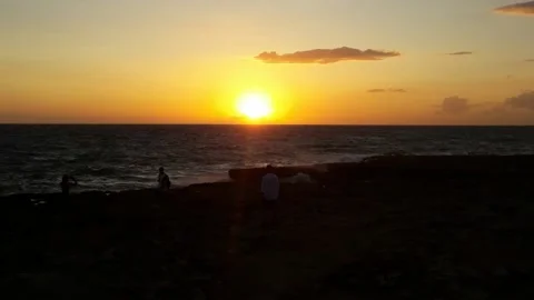 Sunset in southern Italy Stock Footage 153107358