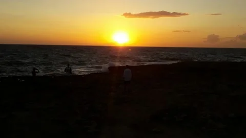 Sunset in southern Italy Stock Footage 153107379
