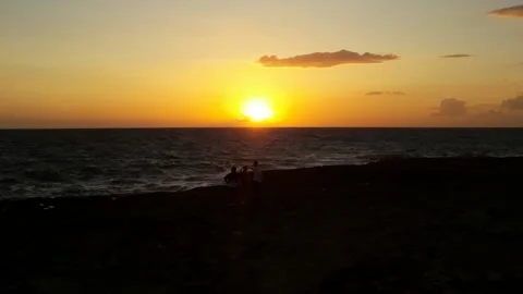 Sunset in southern Italy Stock Footage 153107494