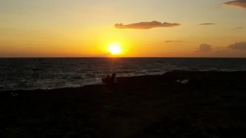 Sunset in southern Italy Stock Footage 153107621