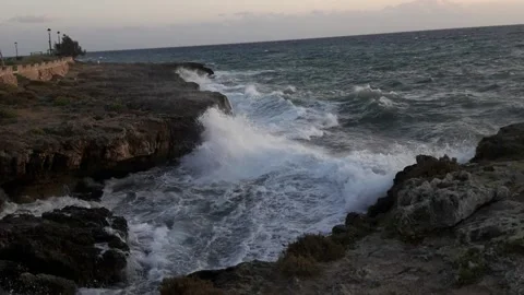 Sunset in southern Italy Stock Footage 153128834