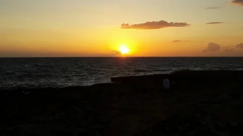 Sunset in southern Italy Stock Footage 153128956