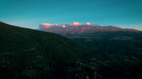 Sunset. Spain, Catalonia Stock Footage 301529130