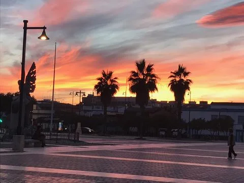 Sunset in Spain Foto stock